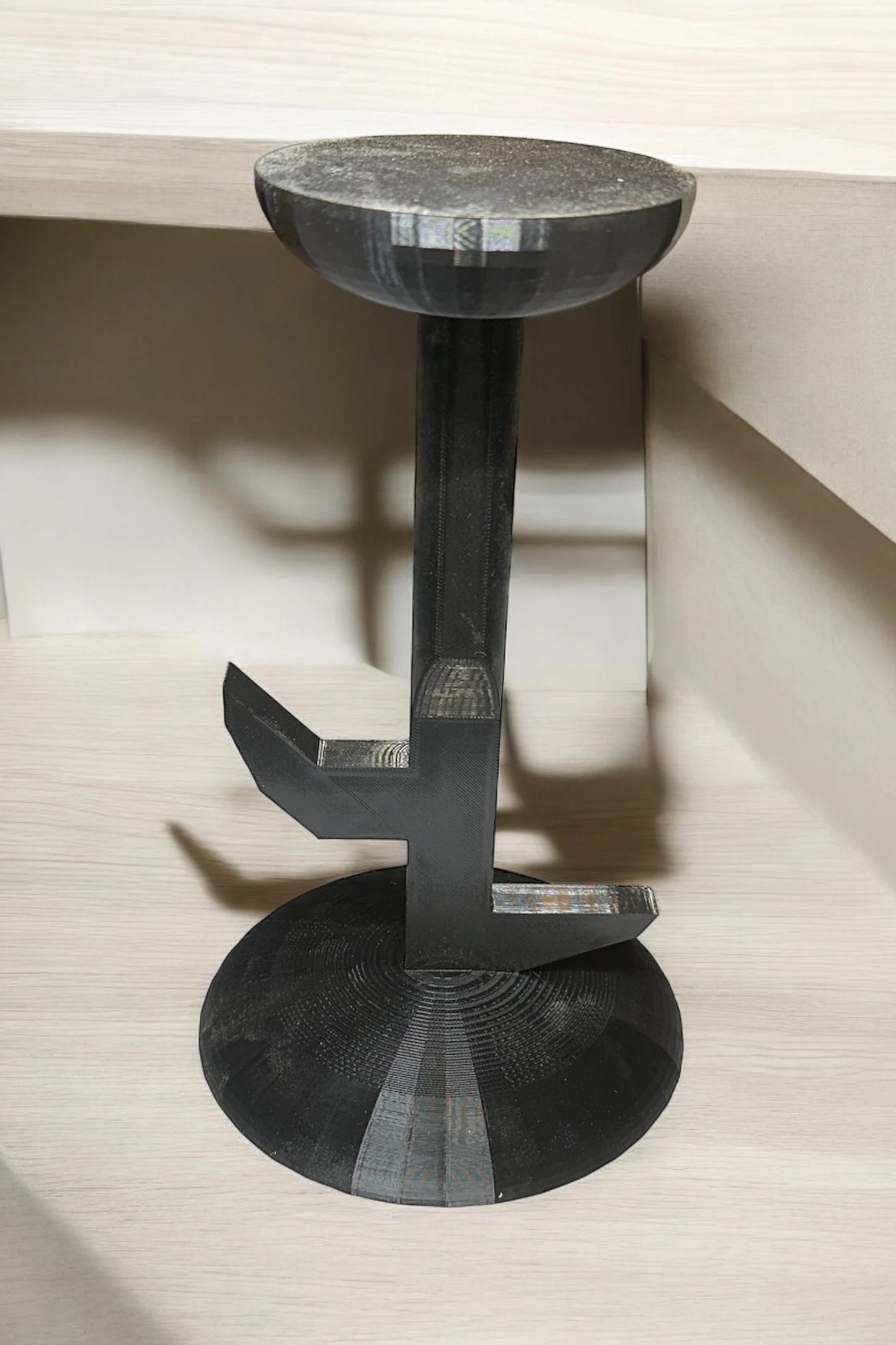 Fire Helmet TABLE TOP Display New York Roof Hook or Halligan Bar (really it works with any helmet you can think of)