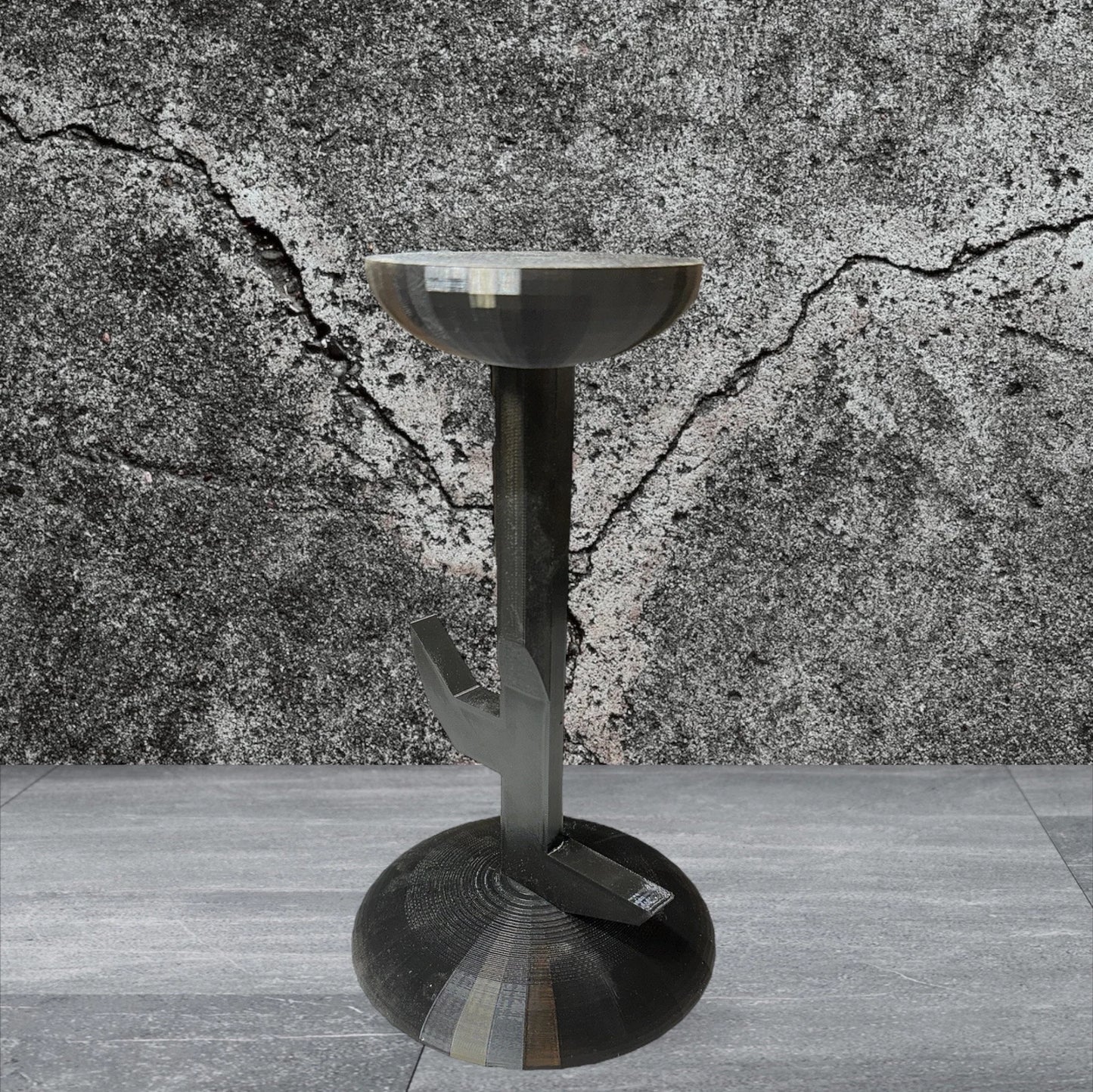 Fire Helmet TABLE TOP Display New York Roof Hook or Halligan Bar (really it works with any helmet you can think of)