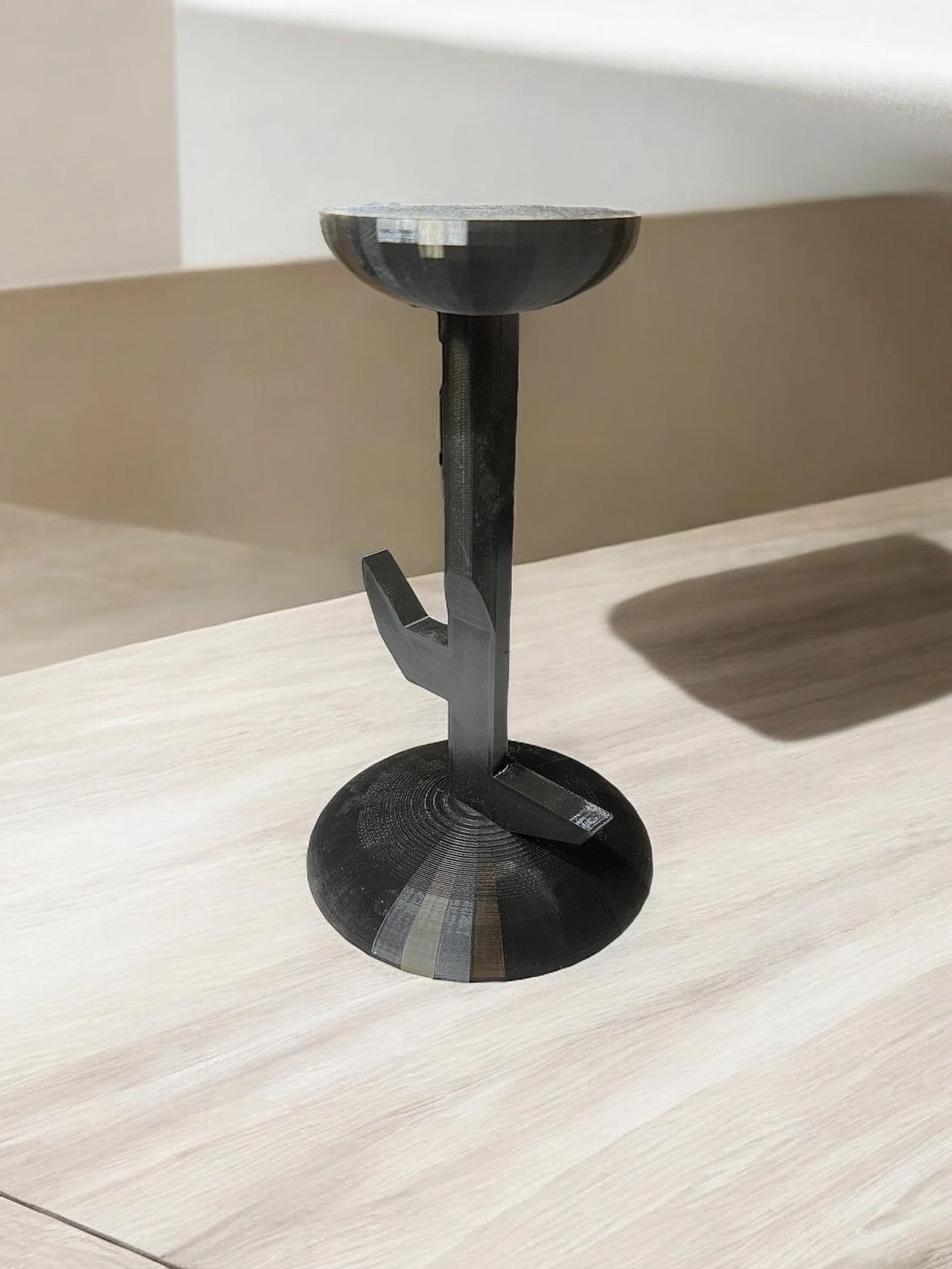 Fire Helmet TABLE TOP Display New York Roof Hook or Halligan Bar (really it works with any helmet you can think of)