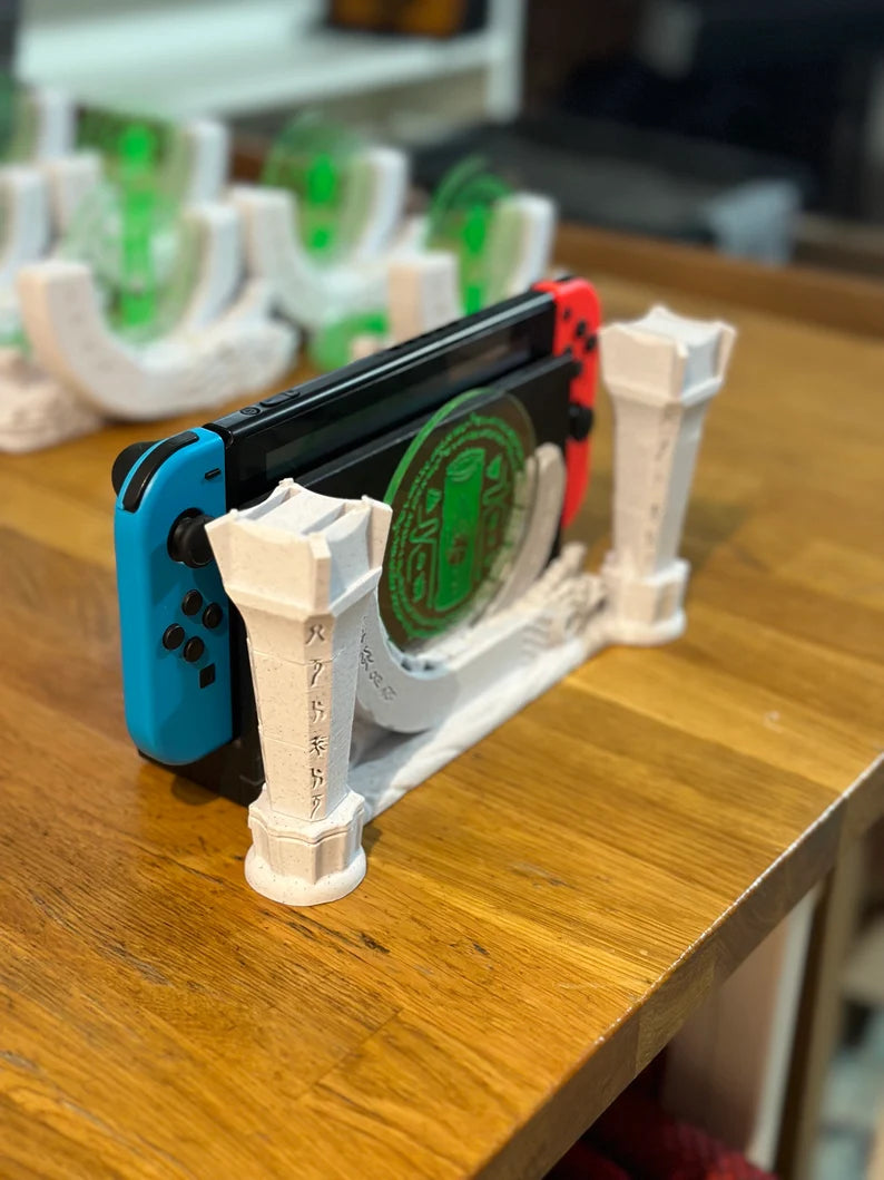 Legend of Zelda Shrine Stand and Switch Dock Decoration - Zonai Interface Tears of the Kingdom.