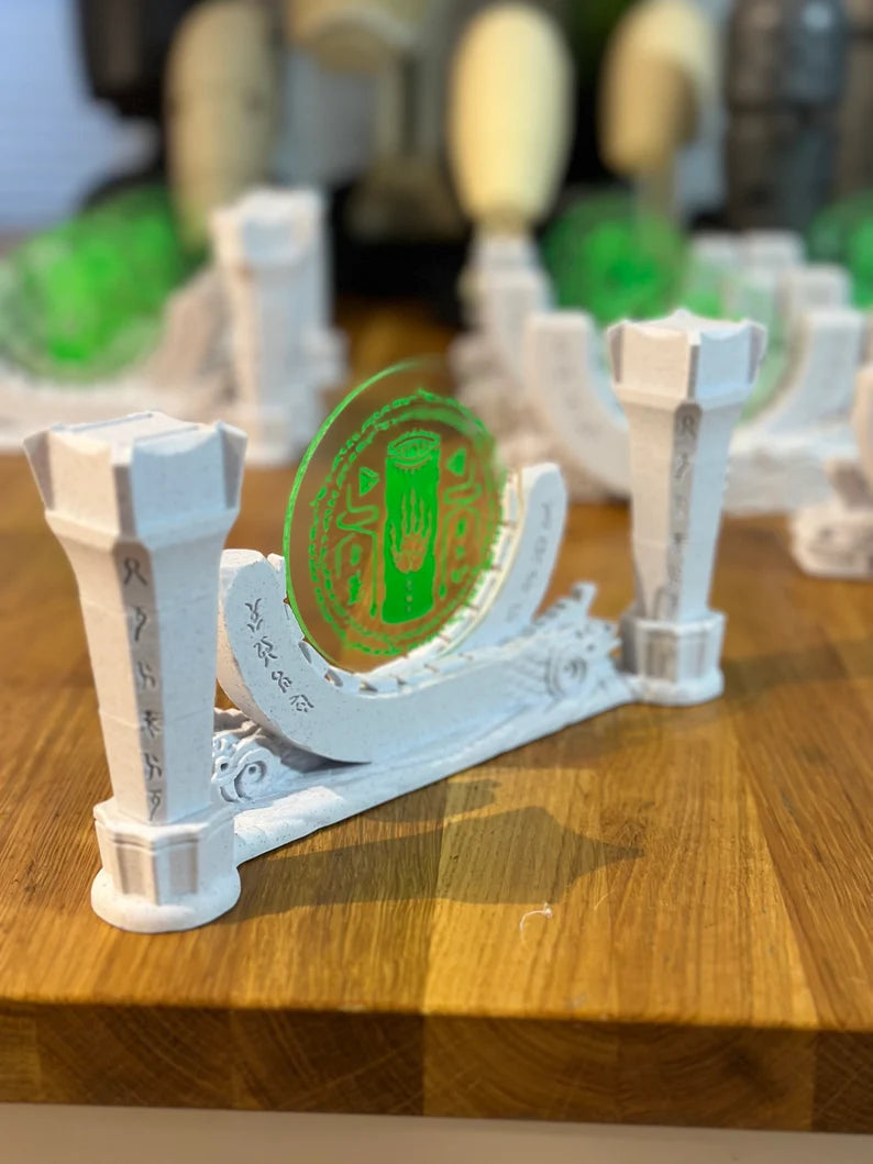 Legend of Zelda Shrine Stand and Switch Dock Decoration - Zonai Interface Tears of the Kingdom.