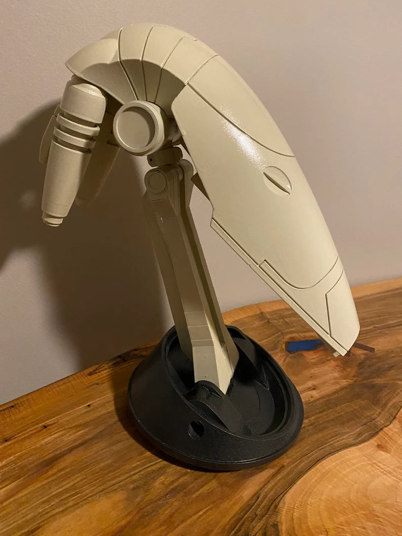 Star Wars B1 Battle Droid Life sized Head and stand