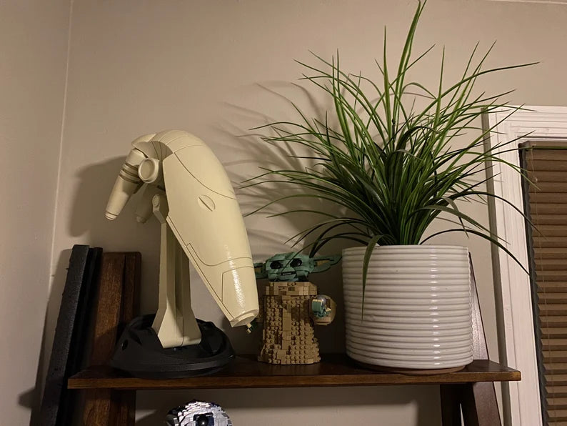 Star Wars B1 Battle Droid Life sized Head and stand