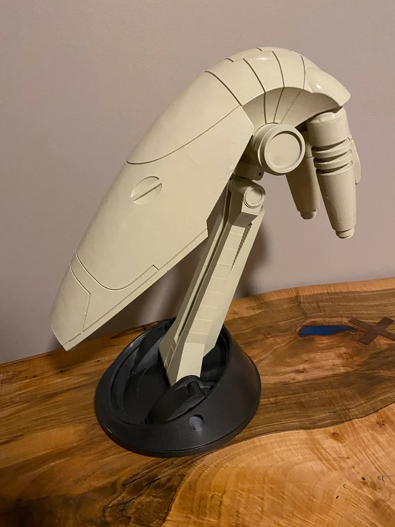 Star Wars B1 Battle Droid Life sized Head and stand