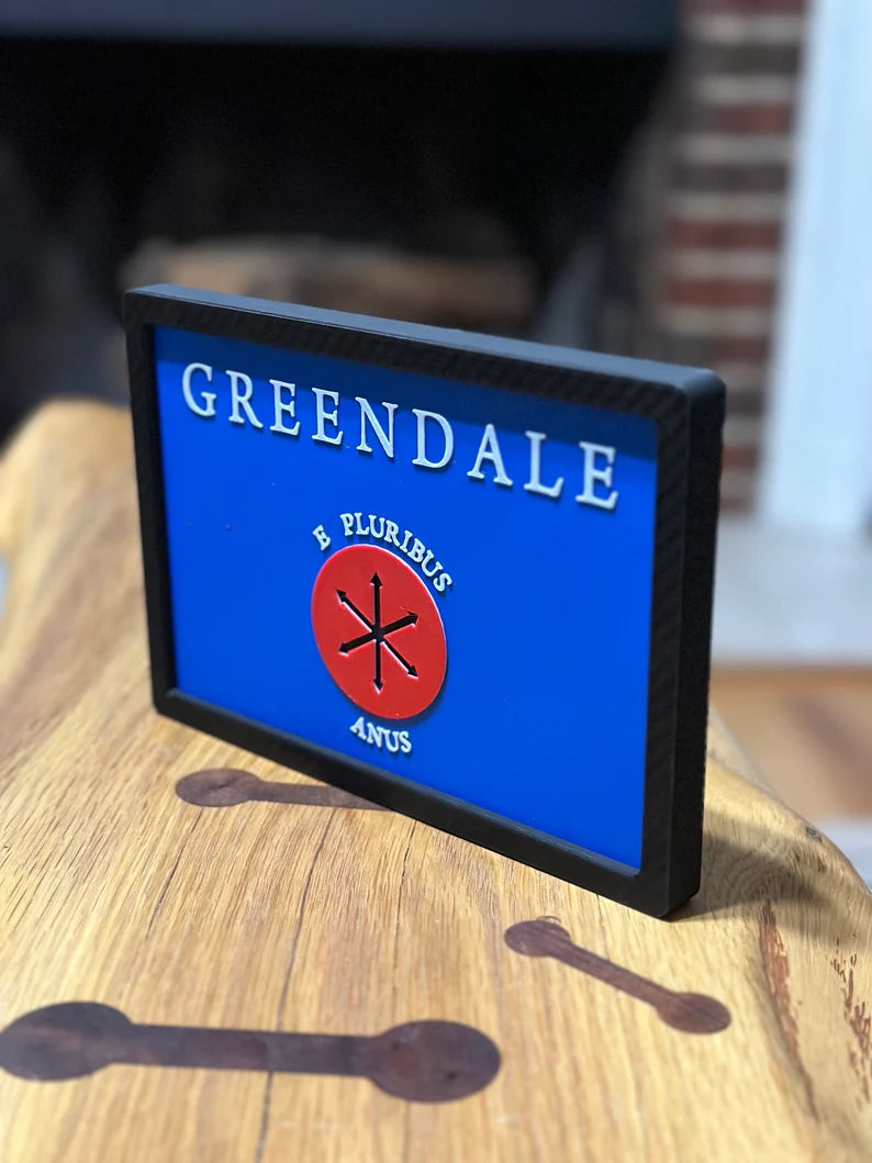 Greendale Community College Sign - inspired by the Community tv series