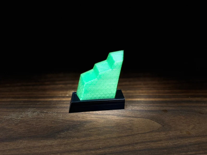 Nickelodeon Guts styled LED lit aggro crag trophy fan art