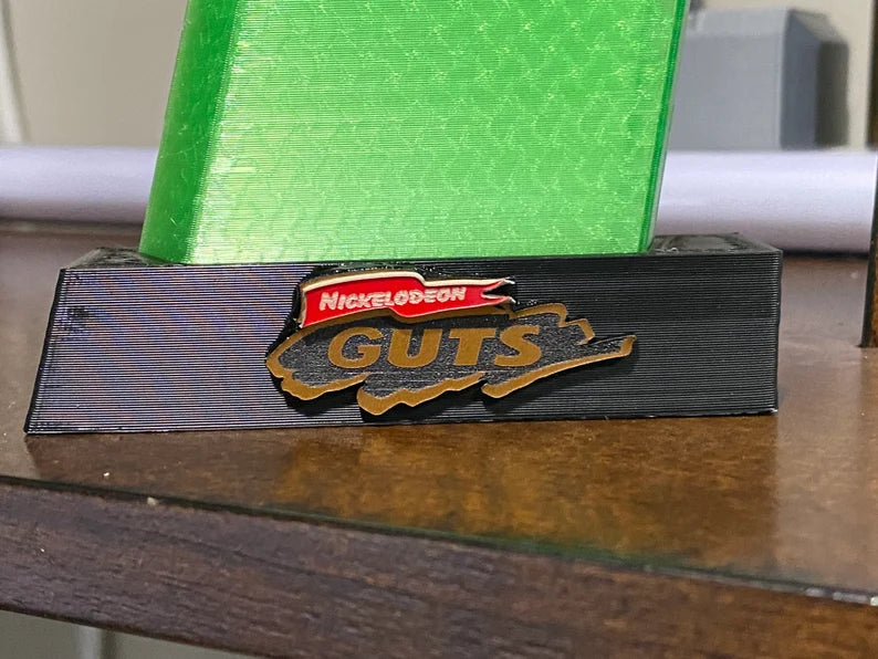 Nickelodeon Guts styled LED lit aggro crag trophy fan art
