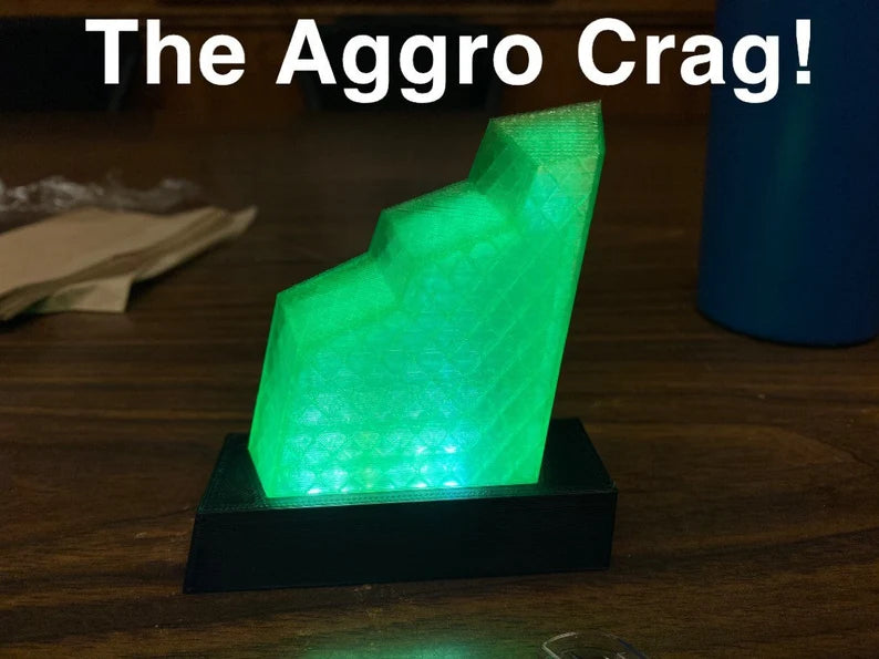 Nickelodeon Guts styled LED lit aggro crag trophy fan art