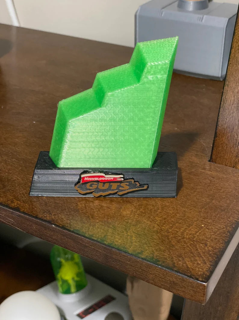 Nickelodeon Guts styled LED lit aggro crag trophy fan art