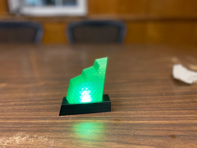 Nickelodeon Guts styled LED lit aggro crag trophy fan art