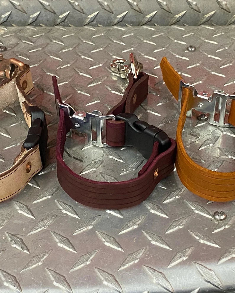 Firefighter glove strap, quick release with utility ring (also works as a tool wrap)