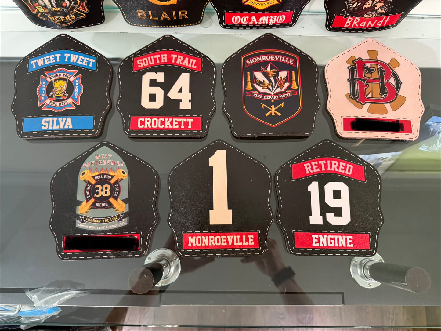 Leather Helmet Shields
