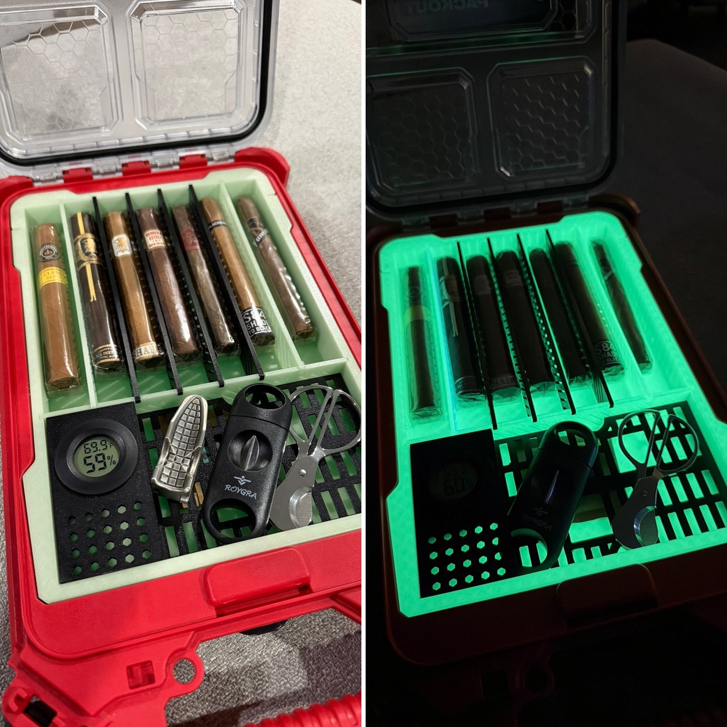Humidor Milwaukee Slim Packout - 3D printed insert