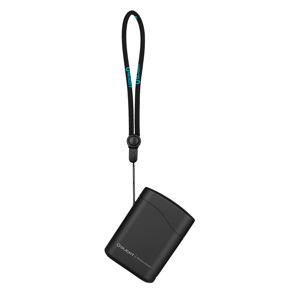 Baton 4 charging case on a lanyard