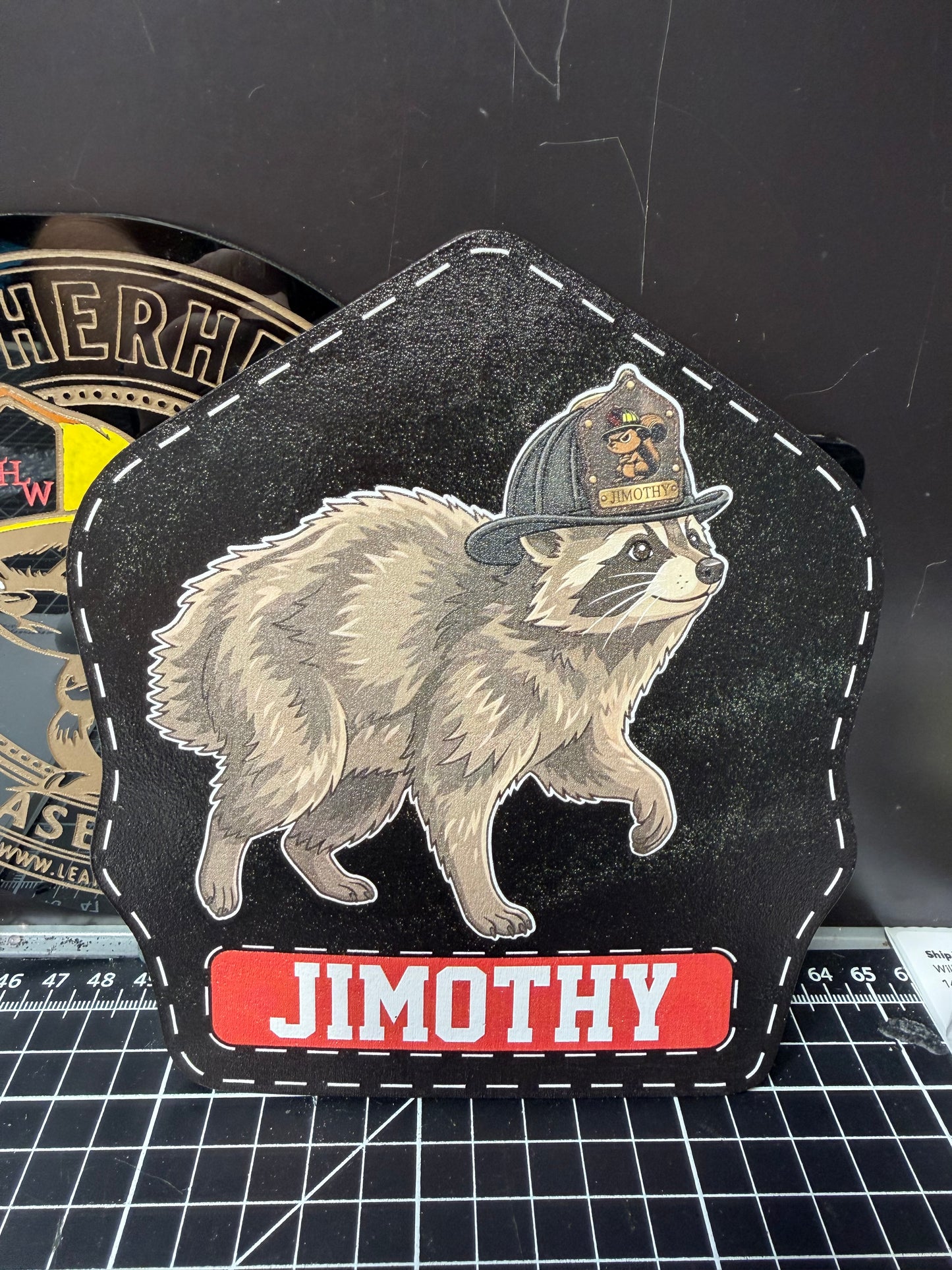 Leather Helmet Shield