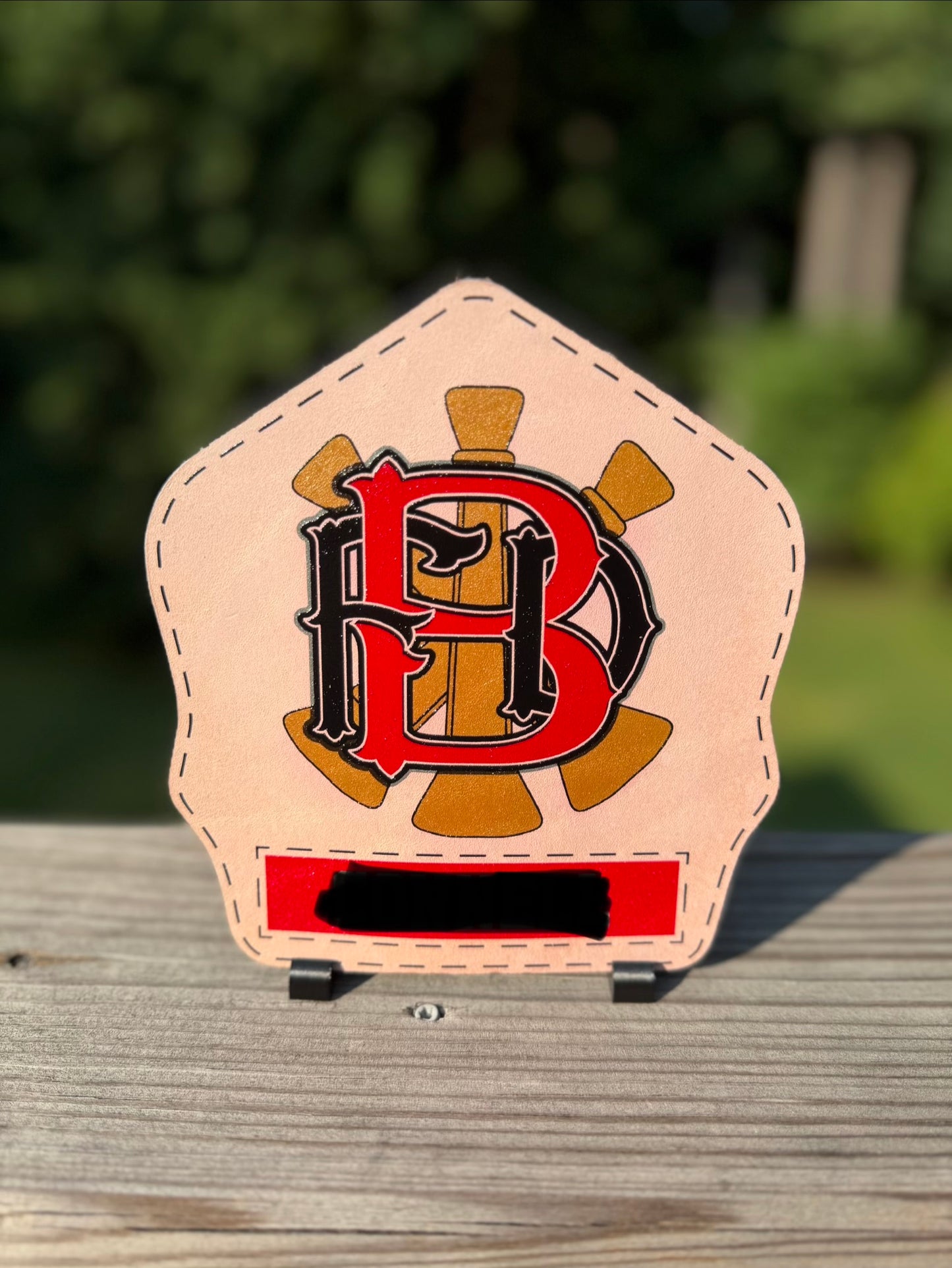 Leather Helmet Shield