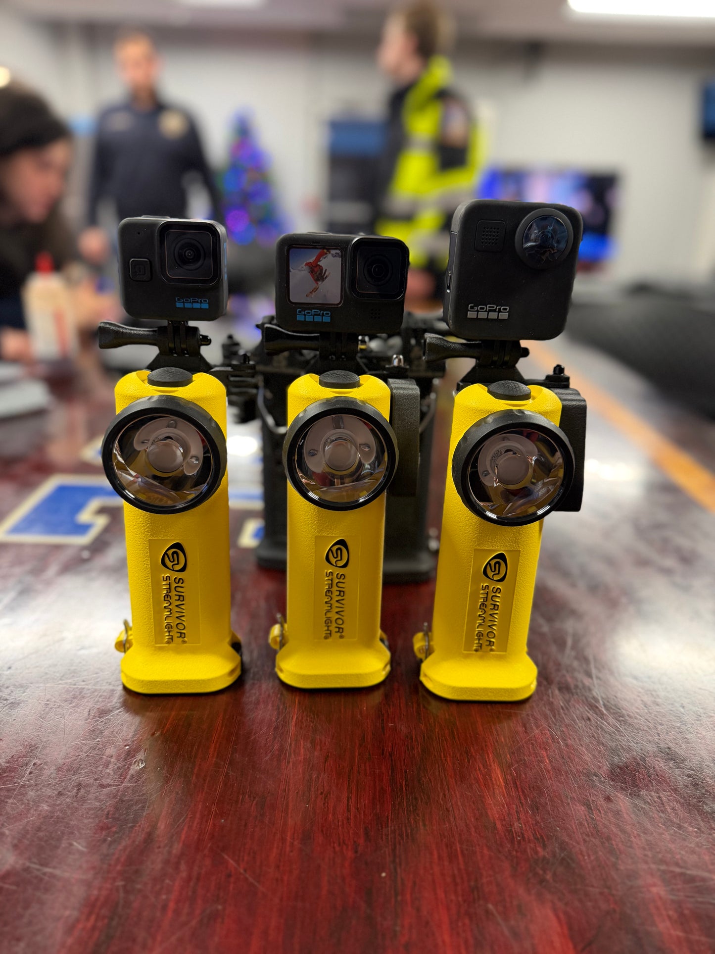 GoPro compatible DUAL mount for Streamlight Survivorlight brand flashlights - The One Mount to Rule Them All