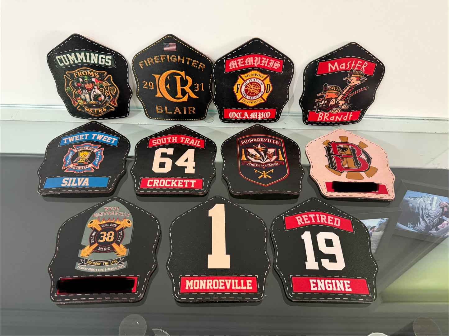Leather Helmet Shields