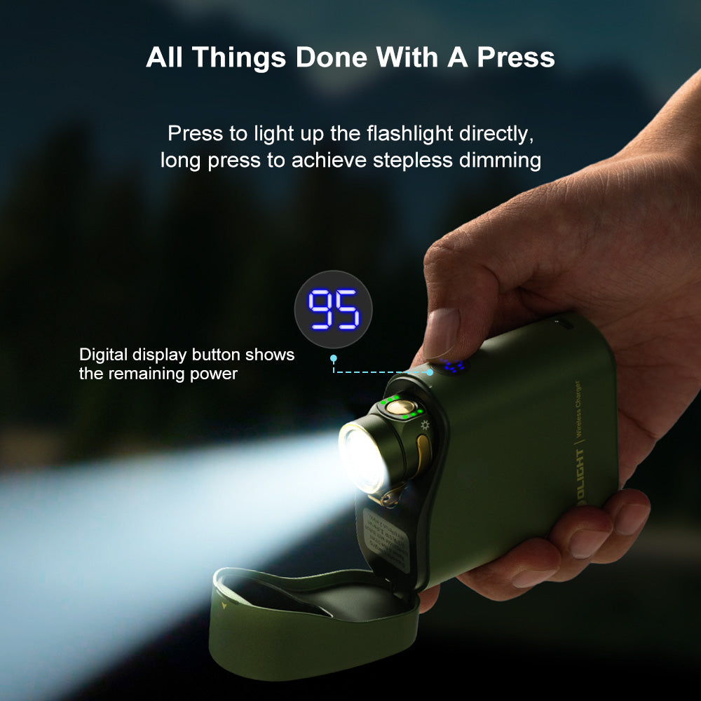 Baton 4 Premium in OD Green with case display