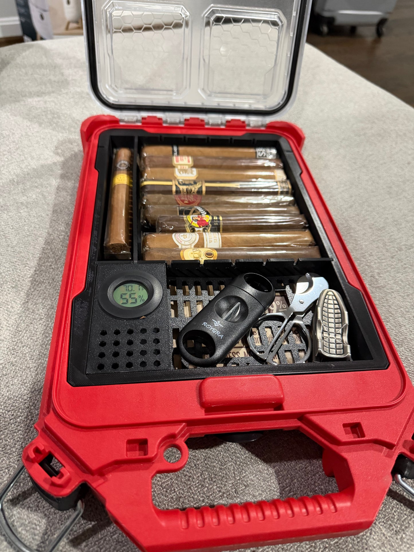 Humidor Milwaukee Slim Packout - 3D printed insert
