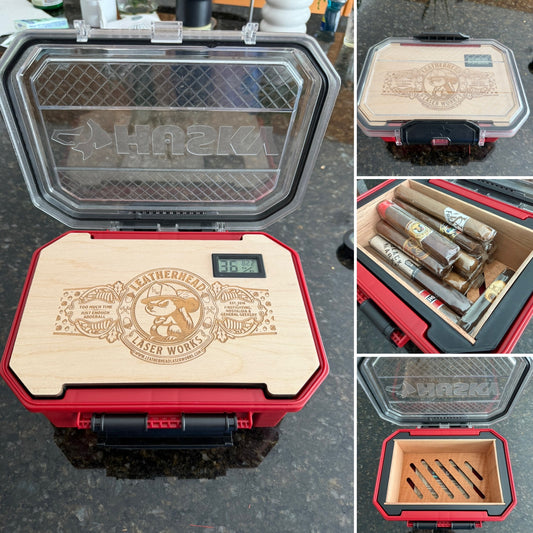 Humidor Husky 0.8 gal waterproof storage bin - 100% Cedar interior