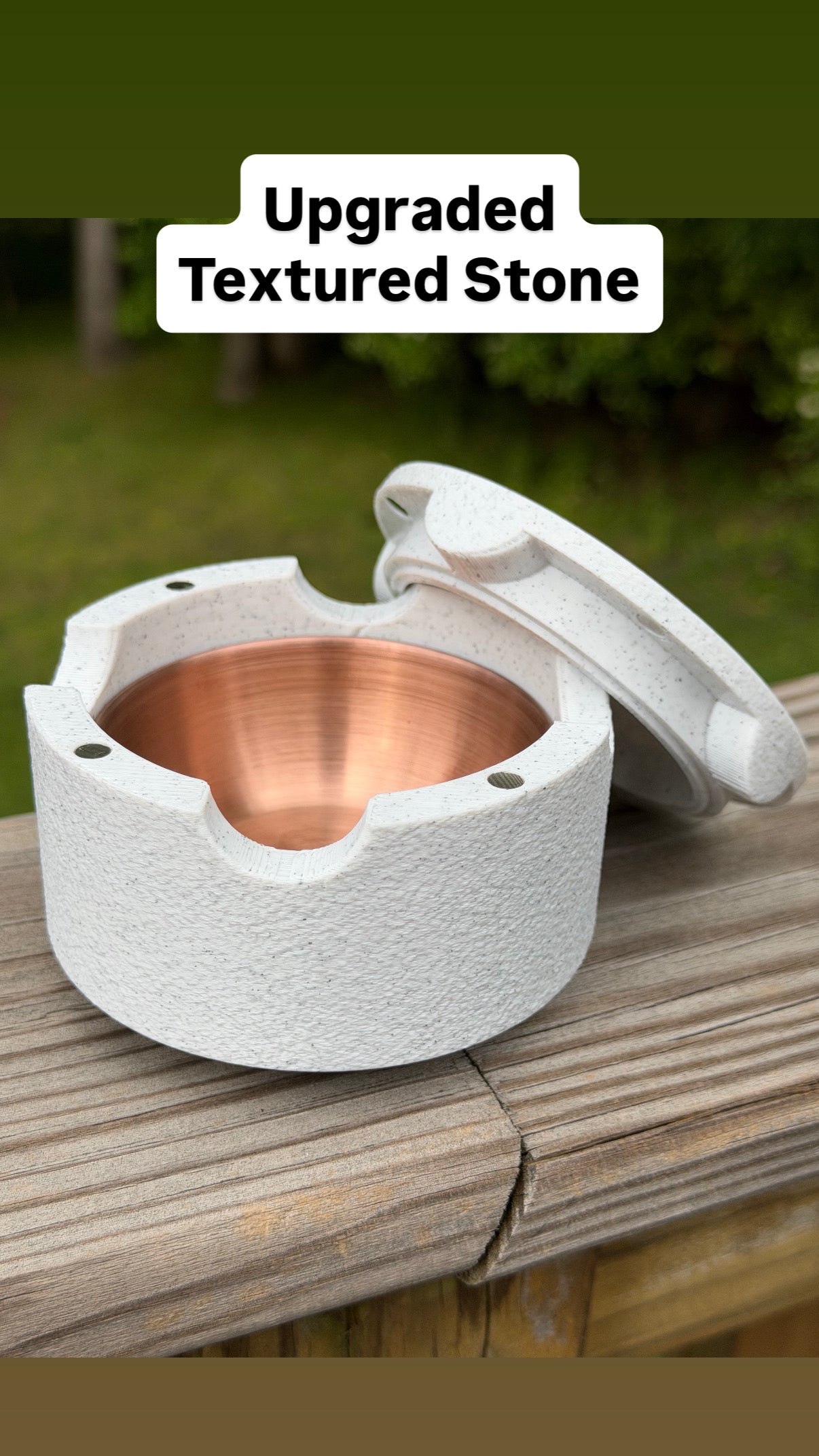 Ashtray Packout twist lock compatible humidor accessory