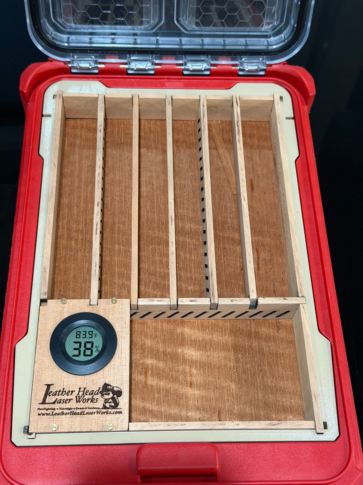 Humidor Milwaukee Slim Packout - 100% Cedar interior