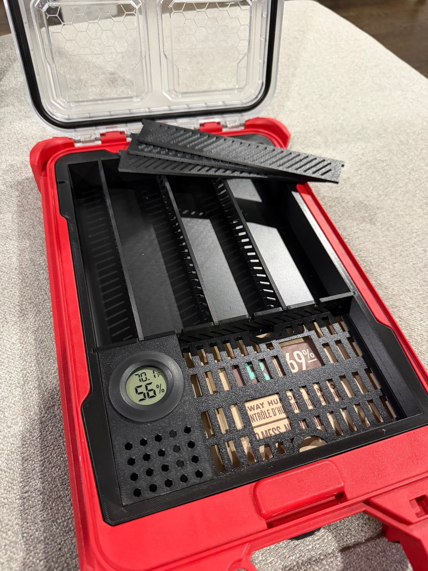 Humidor Milwaukee Slim Packout - 3D printed insert