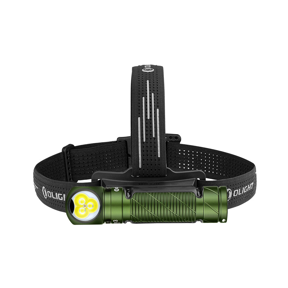 Perun 3 headlamp in green