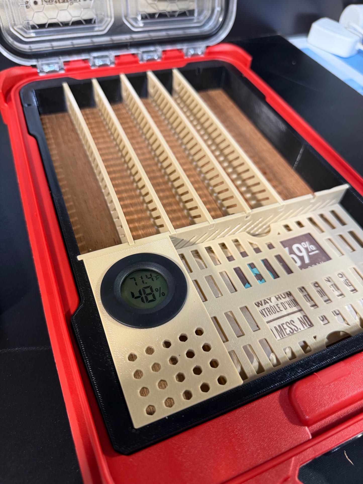 Humidor Milwaukee Slim Packout - 3D printed insert