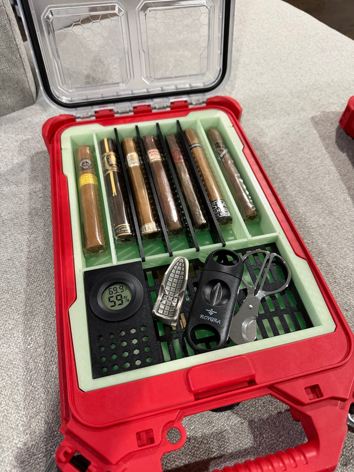 Humidor Milwaukee Slim Packout - 3D printed insert