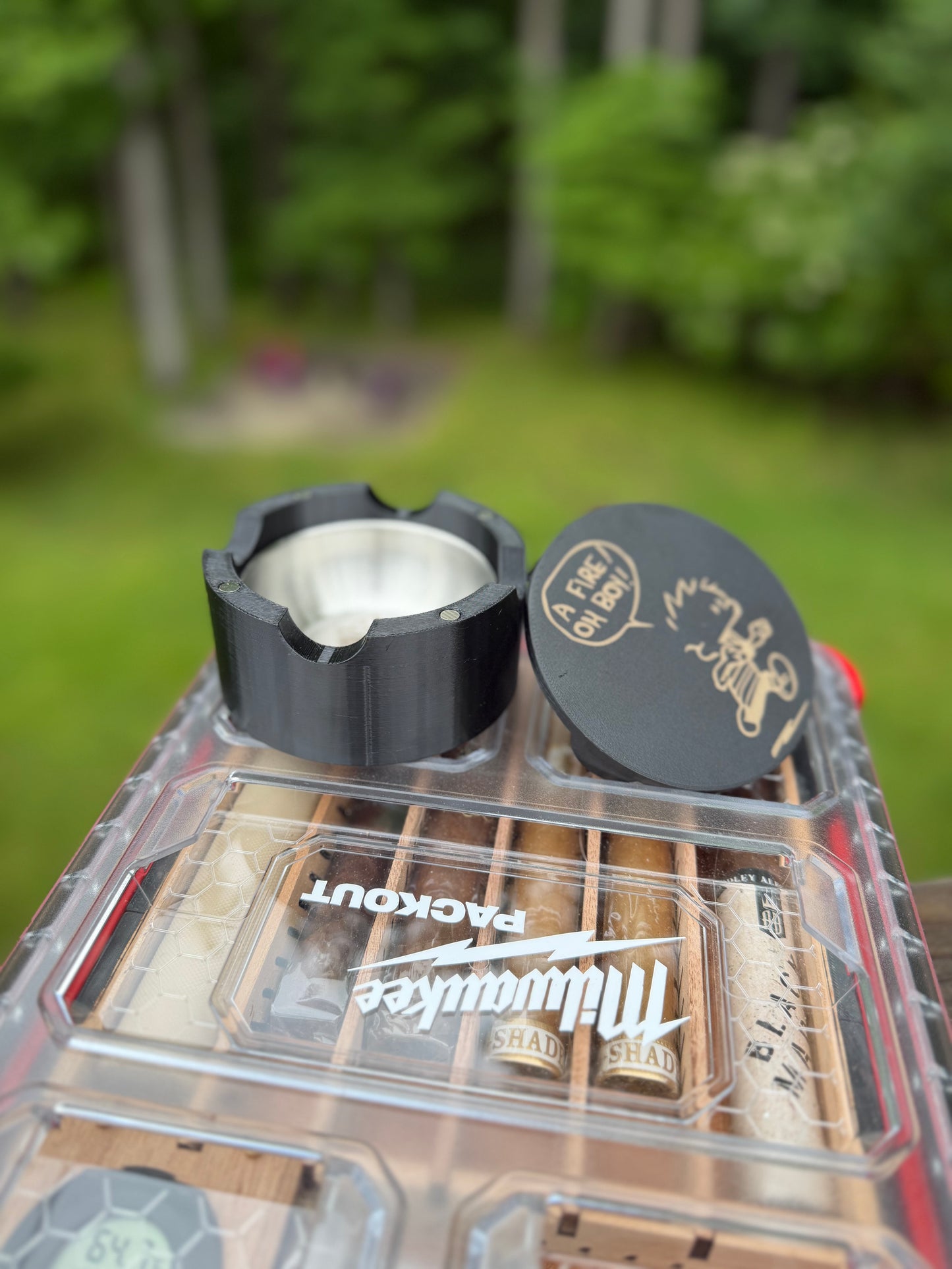 Ashtray Packout twist lock compatible humidor accessory
