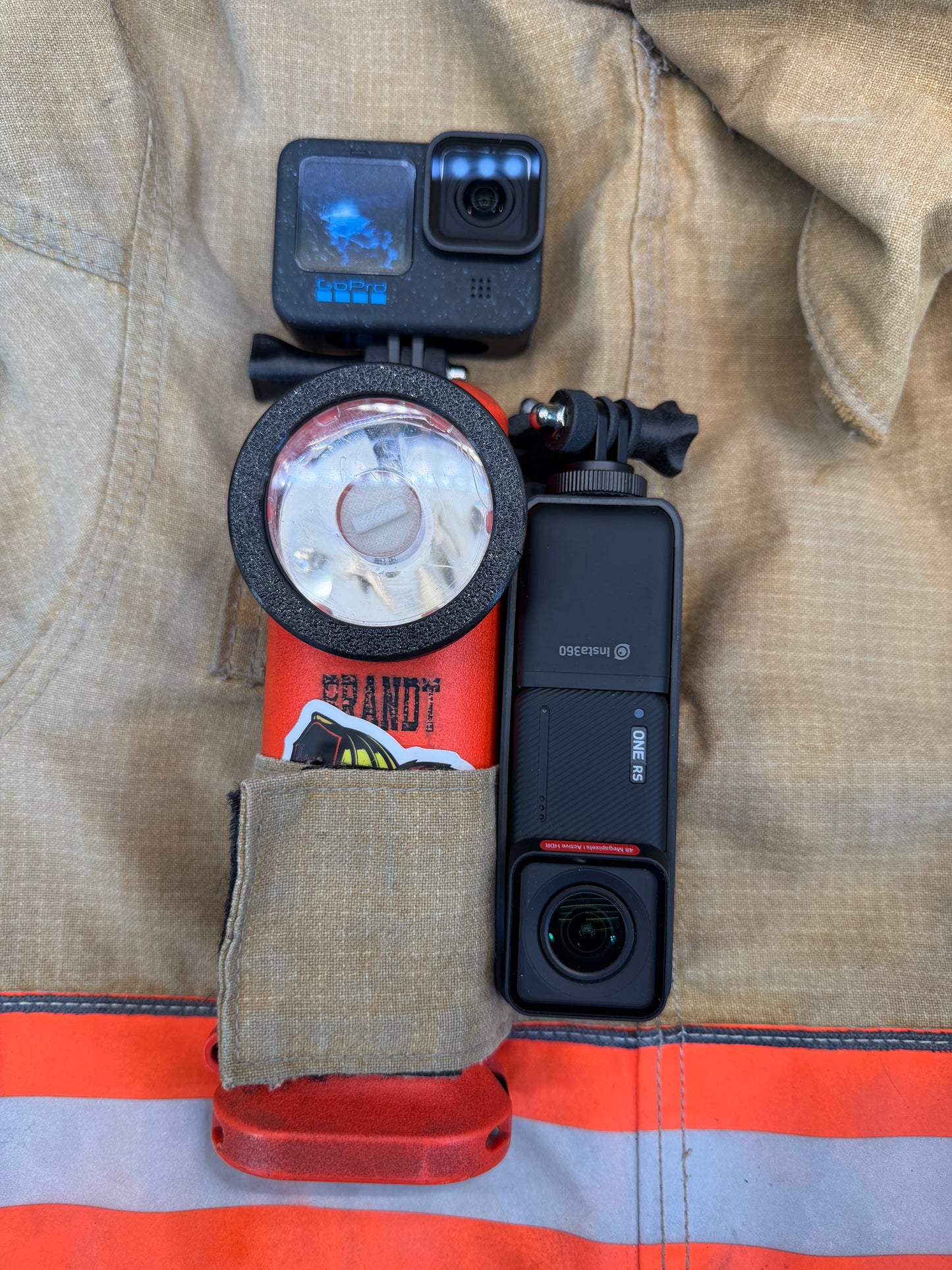 GoPro compatible DUAL mount for Streamlight Survivorlight brand flashlights - The One Mount to Rule Them All