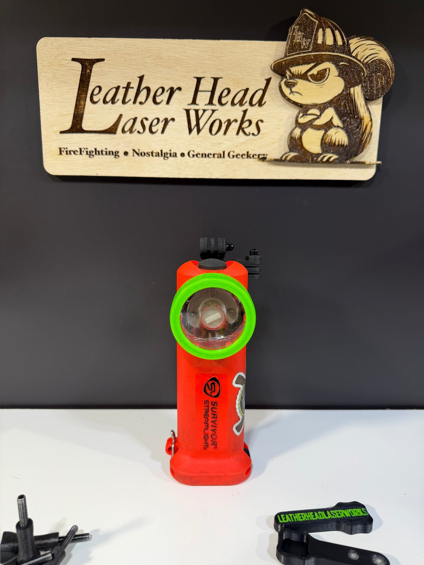 GoPro compatible DUAL mount for Streamlight Survivorlight brand flashlights - The One Mount to Rule Them All