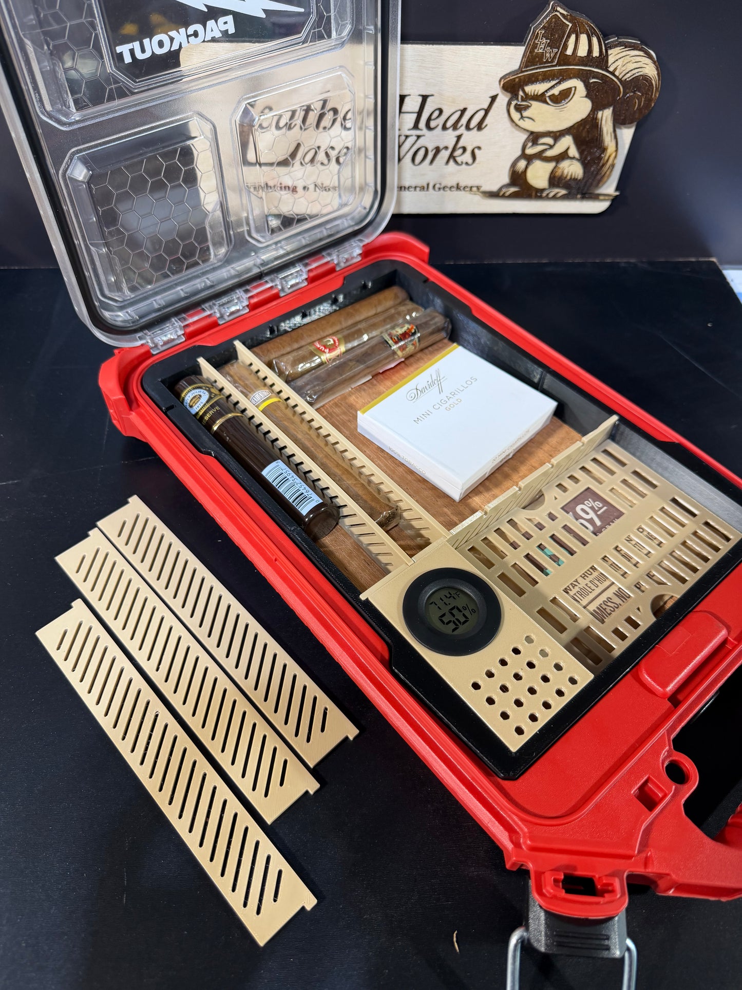Humidor Milwaukee Slim Packout - 3D printed insert