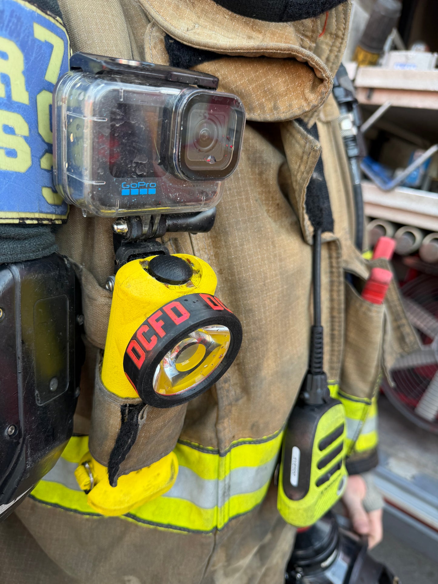 GoPro compatible mount for Streamlight Survivorlight brand flashlights