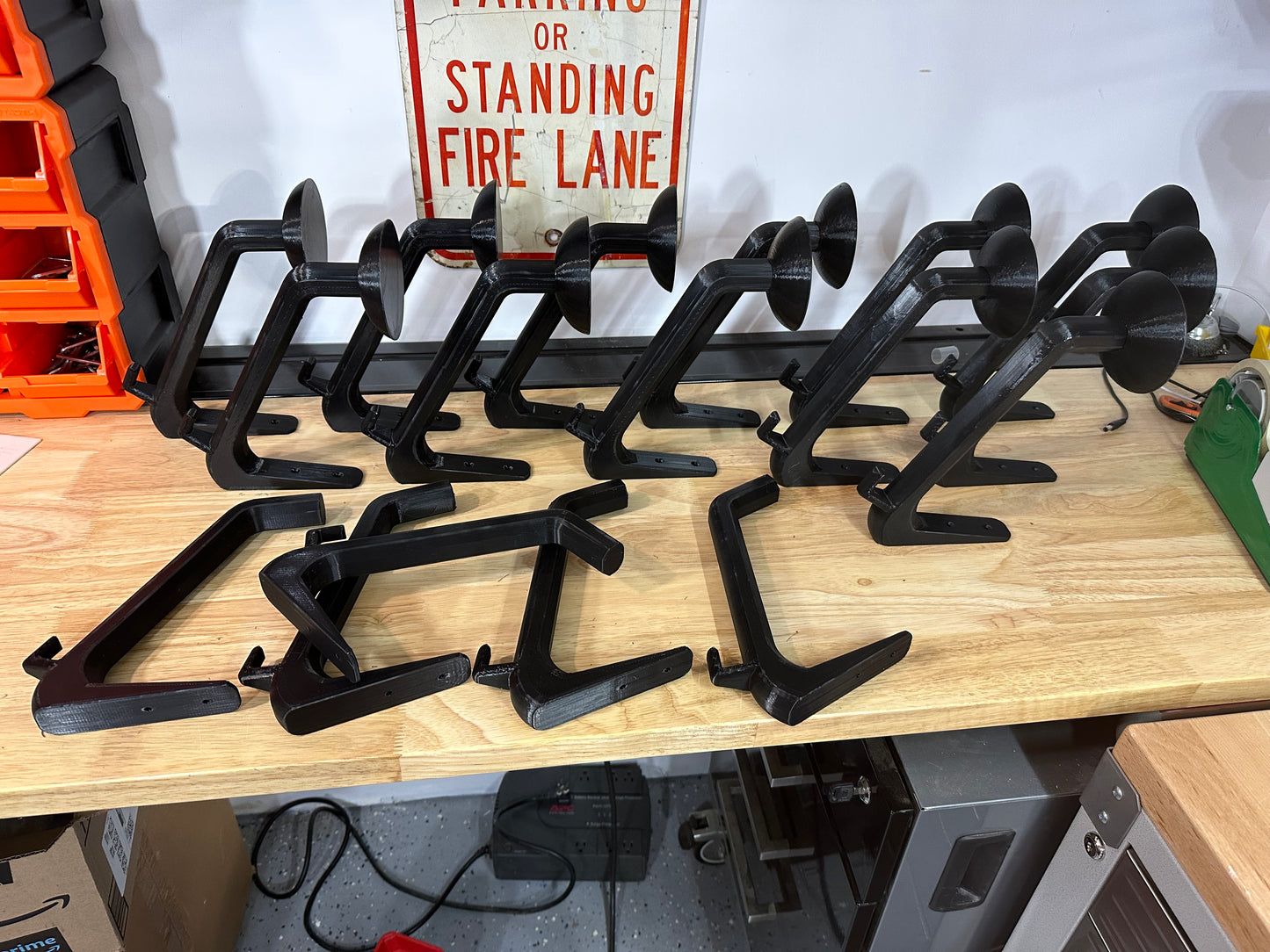 Fire Helmet (motorcycle helmet, cosplay helmet) Wall Mount Display (really it works with any helmet you can think of)