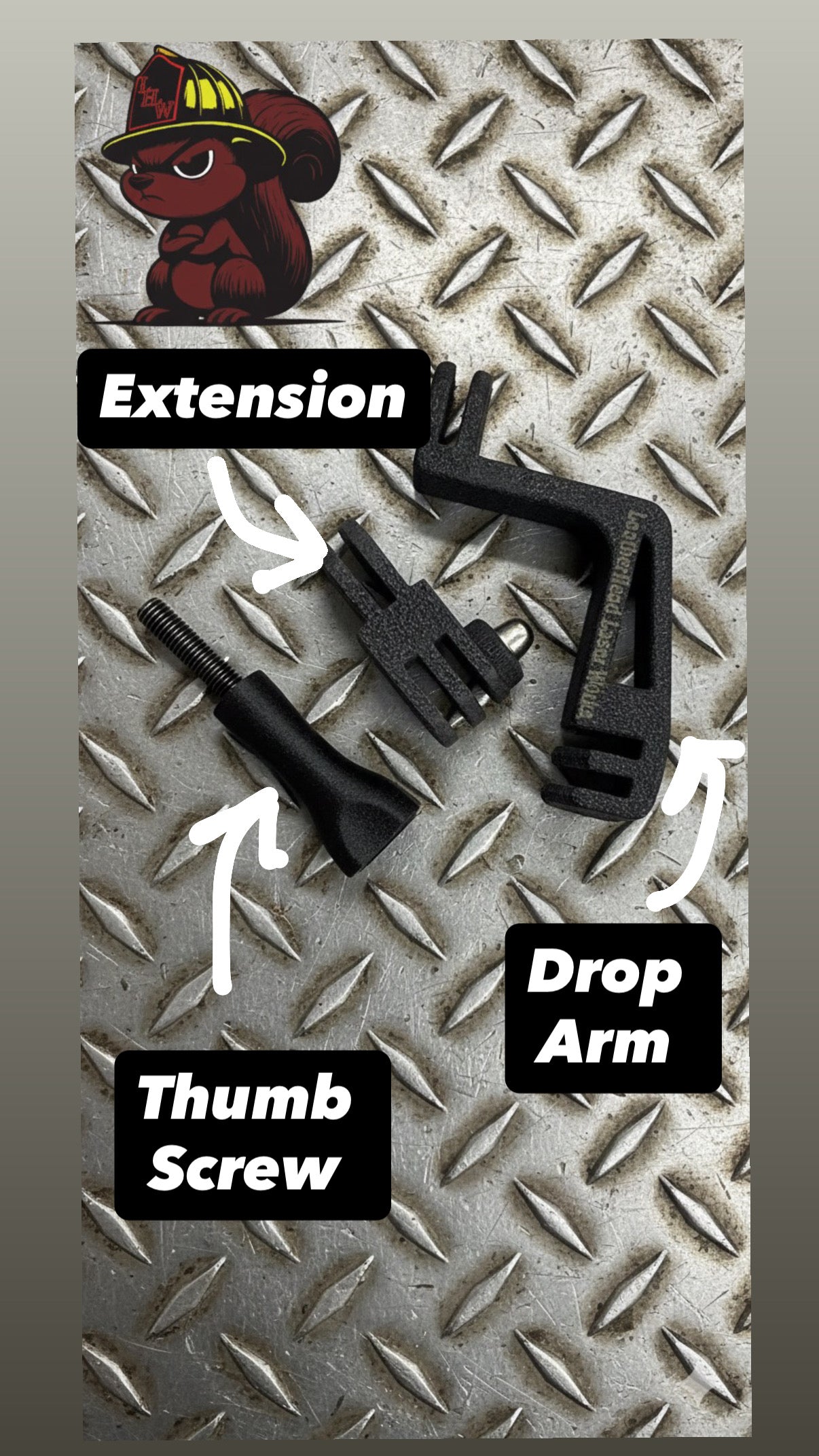GoPro Drop Arm high heat – Leather Head Laser Works