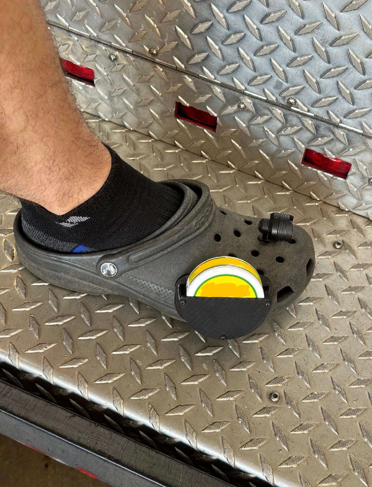 ZYN® compatible holster attachment for Crocs® brand shoes