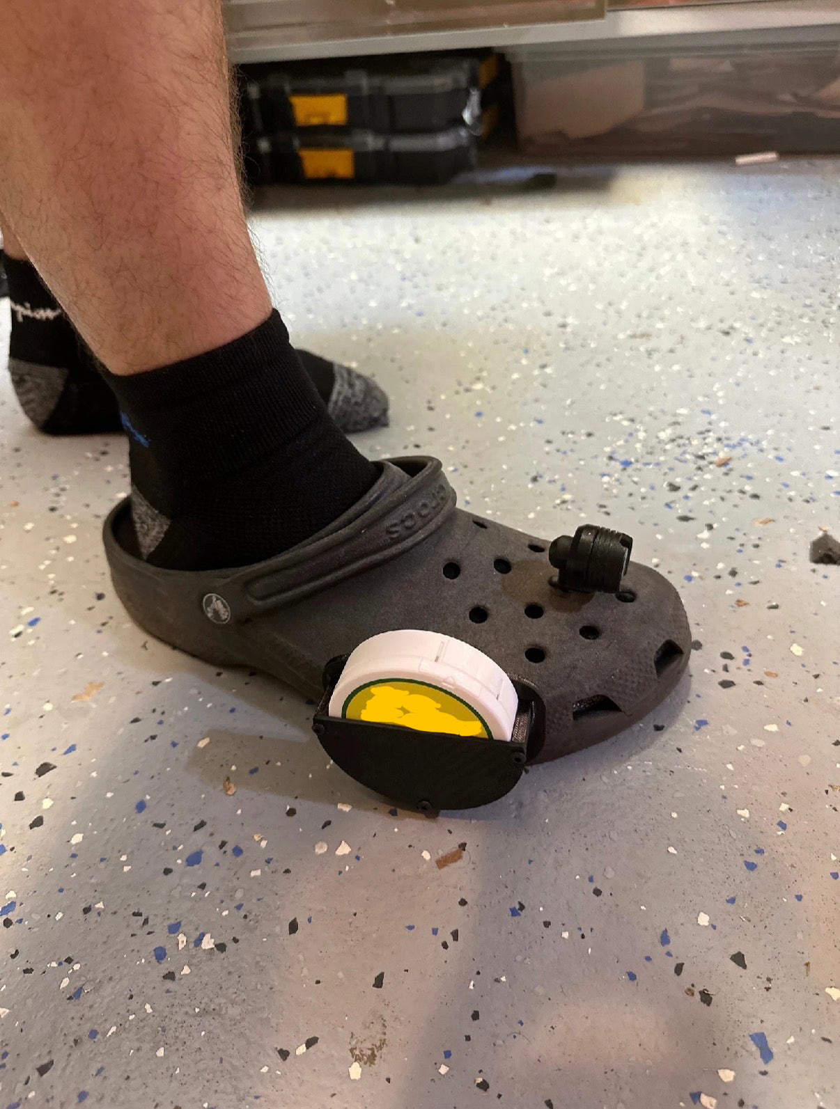 ZYN® compatible holster attachment for Crocs® brand shoes