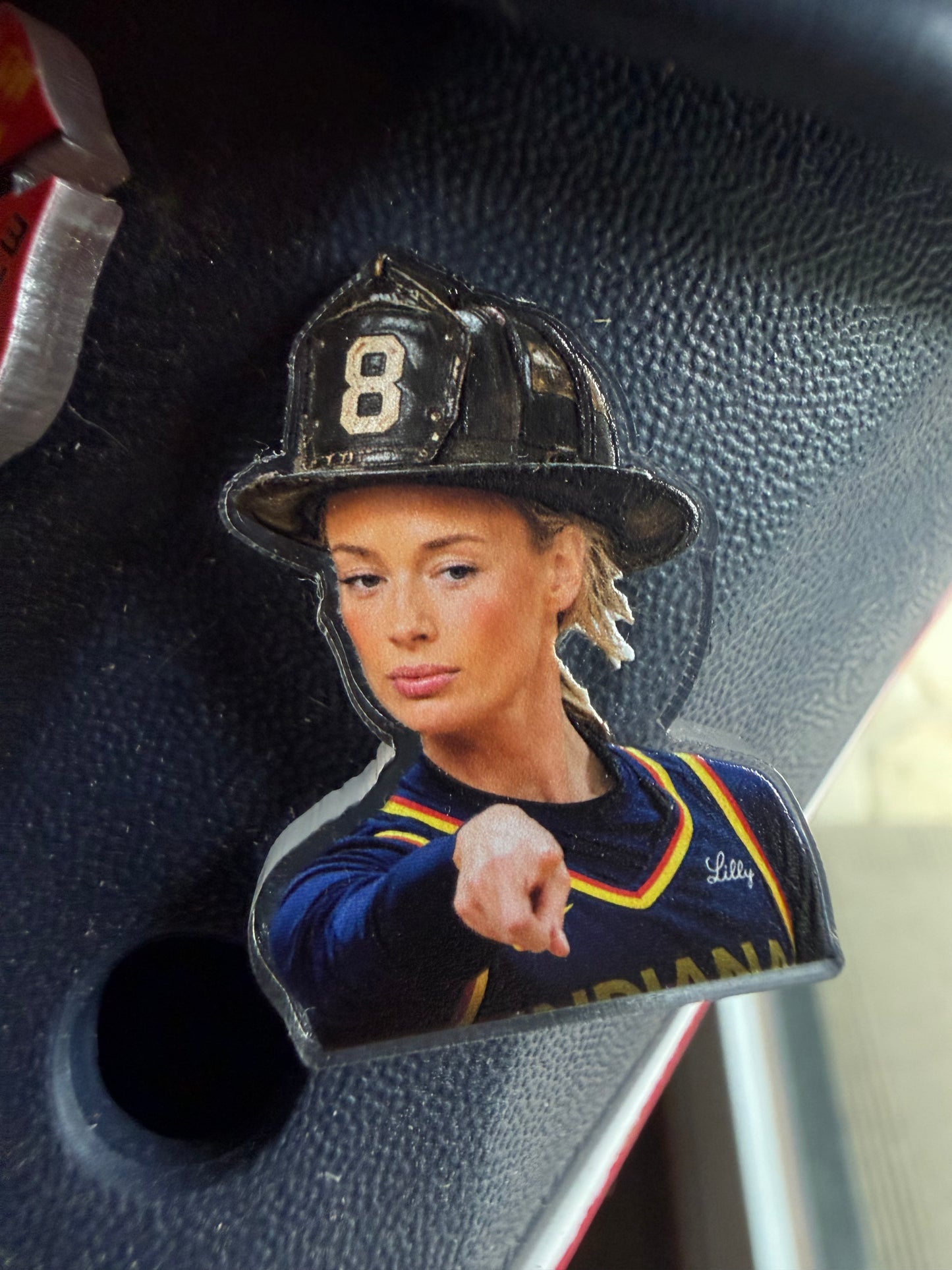 Sophie Cunningham Fire Helmet Crocs compatible Jibbitz