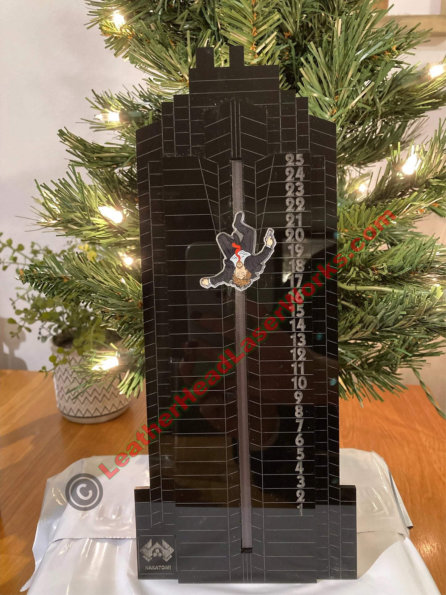 Die Hard inspired Nakatomi Plaza Advent Calendar - Midnight Edition - FULL COLOR - Interactive Calendar for a Die Hard Christmas