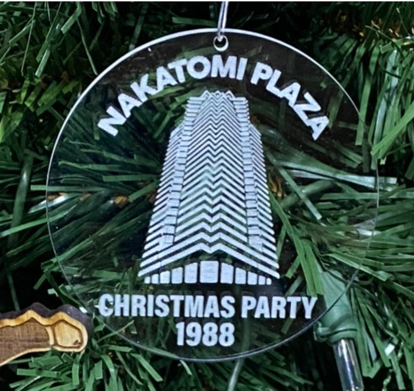 Nakatomi Plaza Christmas Party Ornament inspired by Die Hard