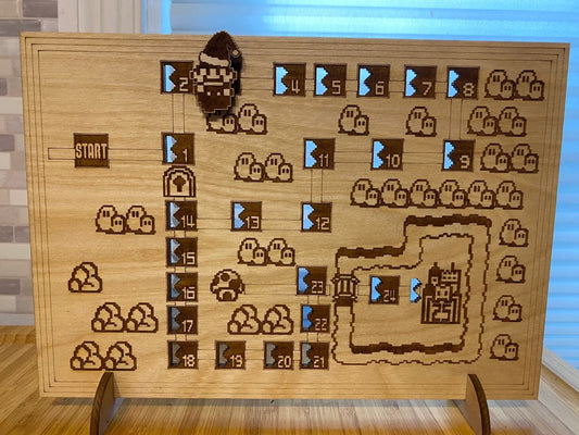 Super Mario 3 Advent Calendar (inspired by) the Nintendo Entertainment System (NES) game