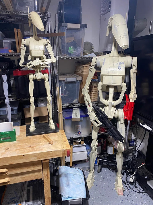 Life Size B1 Battle Droid (or scaled versions) From Star Wars Clone Wars