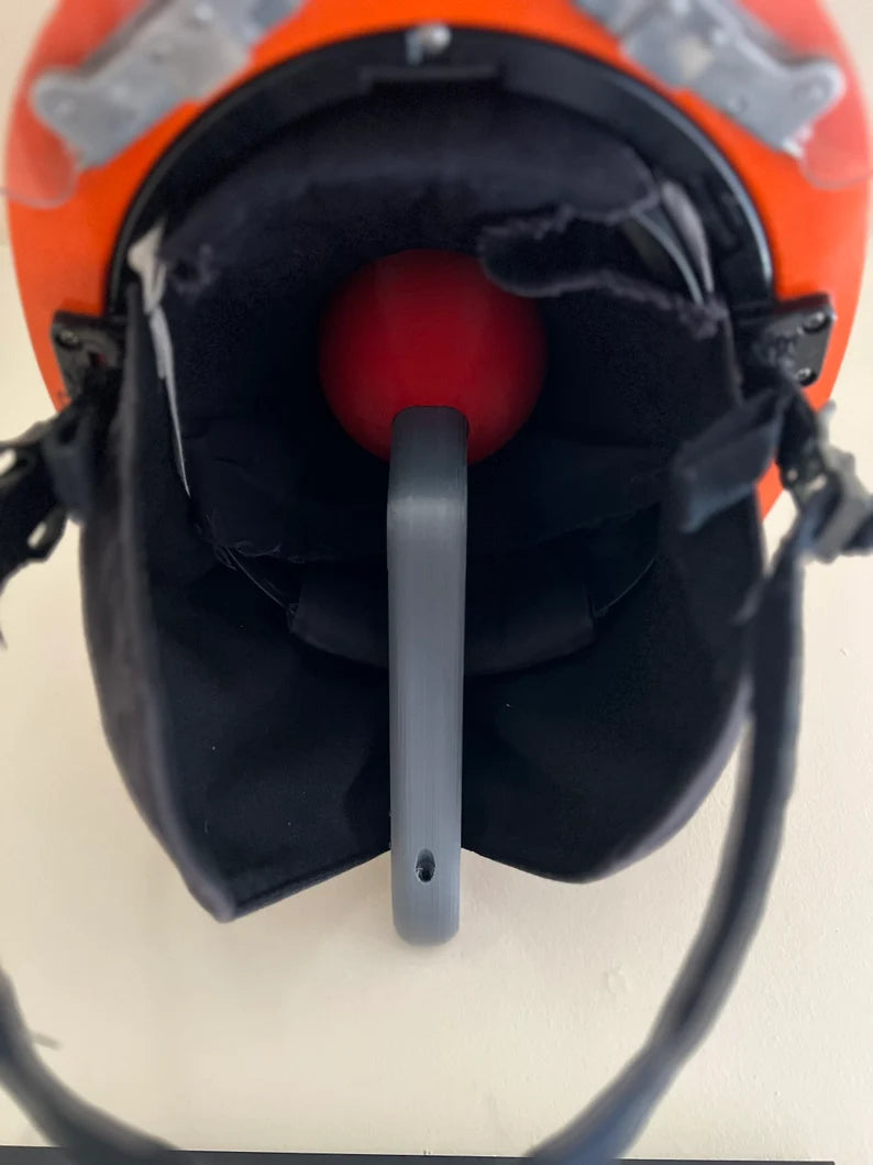 Fire Helmet (motorcycle helmet, cosplay helmet) Wall Mount Display (really it works with any helmet you can think of)