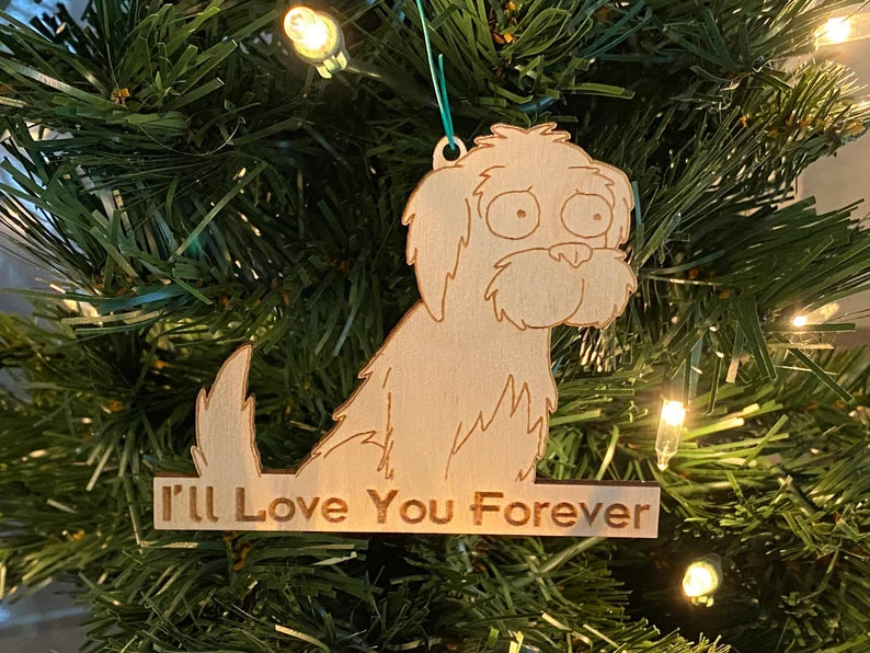 Futurama Inspired Seymour Dog Ornament - Frys Dog from Jurassic Bark