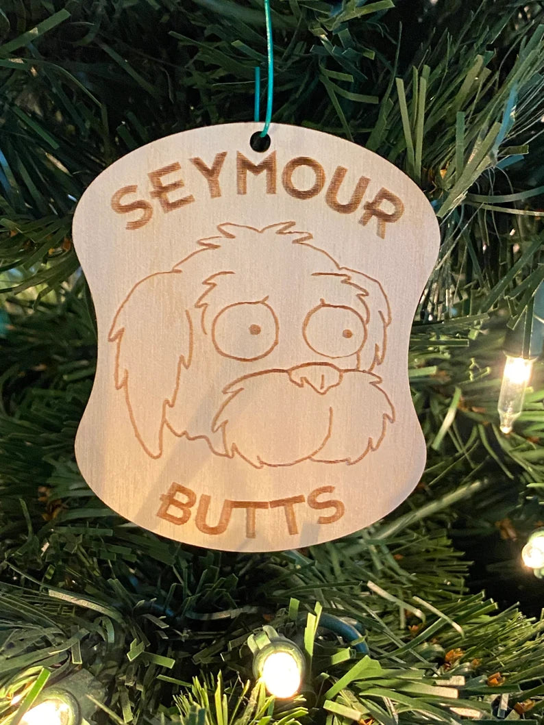 Futurama Inspired Seymour Dog Ornament - Frys Dog from Jurassic Bark