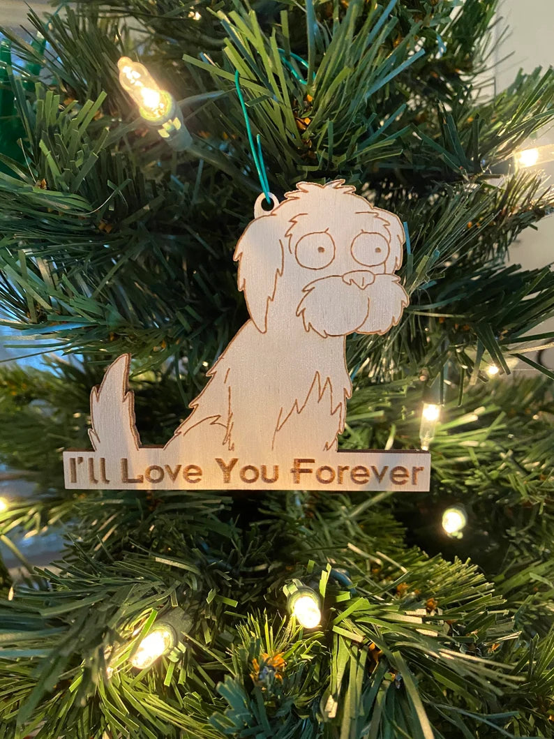 Futurama Inspired Seymour Dog Ornament - Frys Dog from Jurassic Bark