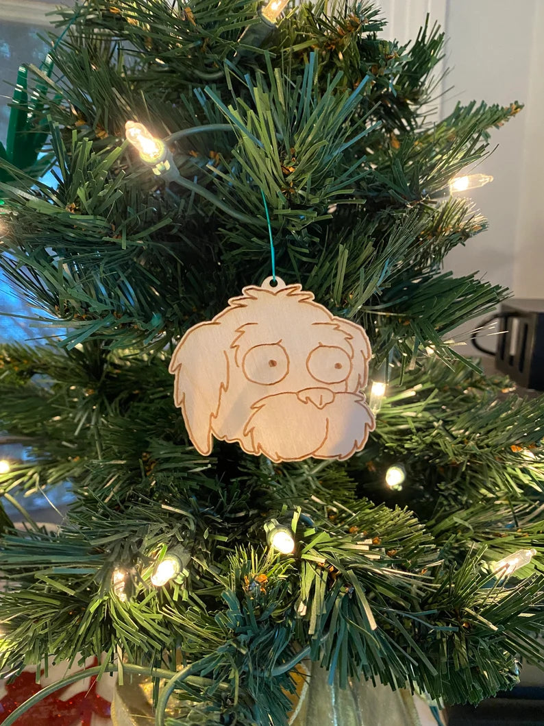 Futurama Inspired Seymour Dog Ornament - Frys Dog from Jurassic Bark